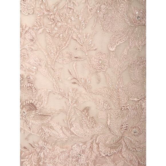 ISABELLE ARMSTRONG Zoe Blush Pink Beaded Strapless Wedding Dress Bridal Gown - Picture 13 of 14